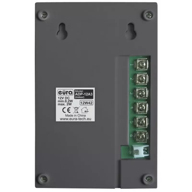 UNIFON EURA ADA-12A3 Analoges Gegensprech-Handgerät Weiß