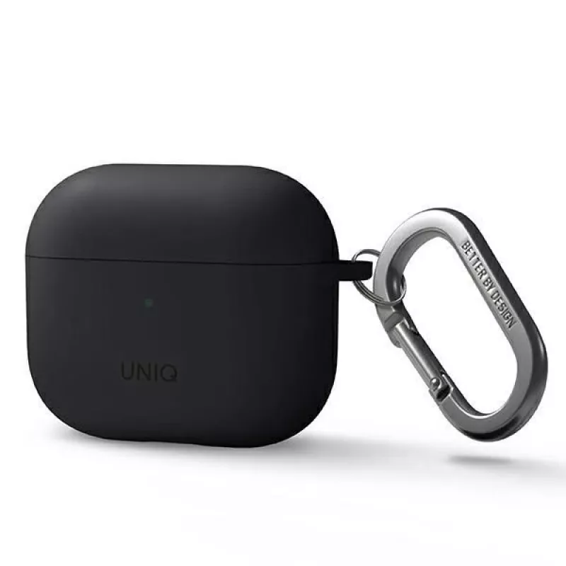UNIQ Uniq Nexo Case für AirPods 3 mit Ohrbügeln Silikon - Grau