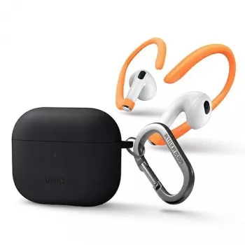 UNIQ Uniq Nexo Case für AirPods 3 mit Ohrbügeln Silikon - Grau