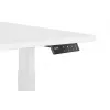 UNIQUE ACTIVE I Elektrischer Schreibtisch 140x70 cm Weiß