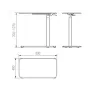 UNIQUE LAPTOP DESK Höhenverstellbarer Schreibtisch/Tisch Schwarz