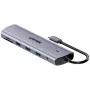 Unitek 4-Port USB 3.0 Hub mit 30cm Kabel, Grau
