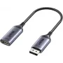UNITEK DisplayPort 1.4 auf HDMI 2.1 Adapter, 8K@60Hz, Aktiv, Aluminium