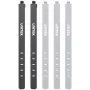 UNITEK FlexiTie Silikon-Kabelbinder-Set – 6-teiliger wiederverwendbarer Kabelorganizer, gemischte Farben, 2 Größen