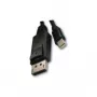 UNITEK Mini DisplayPort auf DisplayPort Kabel 2m Stecker auf Stecker 4K 60Hz Schwarz MINIDISPLAY/DISPLAYP2M