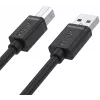 UNITEK USB 2.0 Typ-A Stecker auf Typ-B Stecker Kabel 2m Schwarz