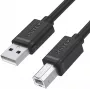 UNITEK USB 2.0 Typ-A Stecker auf Typ-B Stecker Kabel 2m Schwarz