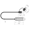UNITEK USB-A/C 3.1 Gen 1 auf RJ45 2.5 Gigabit Ethernet Adapter U1313C