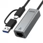 UNITEK USB-A/C 3.1 Gen 1 auf RJ45 2.5 Gigabit Ethernet Adapter U1313C