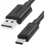 UNITEK USB-A auf USB-C 2.0 Kabel 480 Mbps 1 m Schwarz