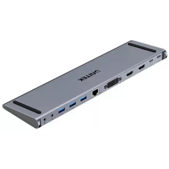 UNITEK USB-C Docking Station mit DisplayLink 4K@30Hz 5Gbps PD 100W