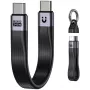 UNITEK USB4 Schlüsselanhänger-Kabel USB-C auf USB-C 40Gbps 240W PD 8K 13cm Schwarz