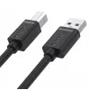 UNITEK Y-C430GBK USB 2.0 A-Stecker auf B-Stecker Kabel 1m Schwarz