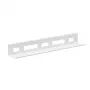 UP UP W-2-31-11CC Kabelmanagement-Schale, 800x140x100, Weiß