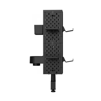uRage Pegboard Modulares Gaming-Zubehör-Organizer-Set, Wand- oder Tischmontage, Schwarz (00186081)