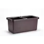 URBALIVE BERBERIS DUO Selbstbewässerungs-Pflanzkasten 78 x 39 cm, Braun