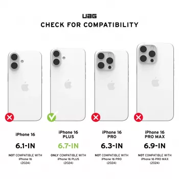 Urban Armor Gear Civilian Case für iPhone 13 Pro Max - Schwarz