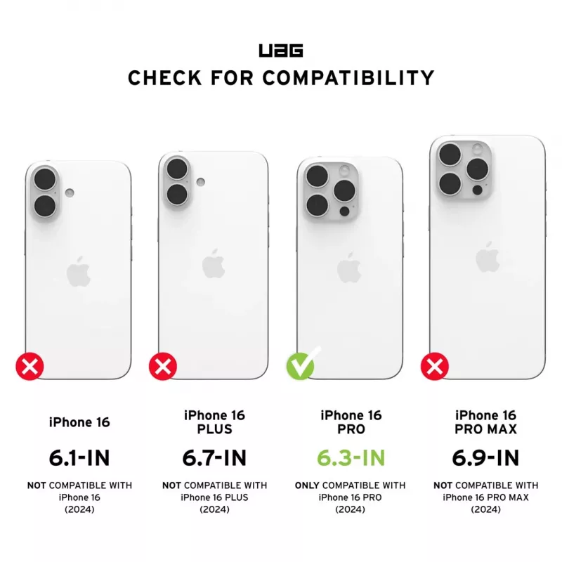 Urban Armor Gear Essential Armor Case für Apple iPhone 15 Pro Max - Schwarz