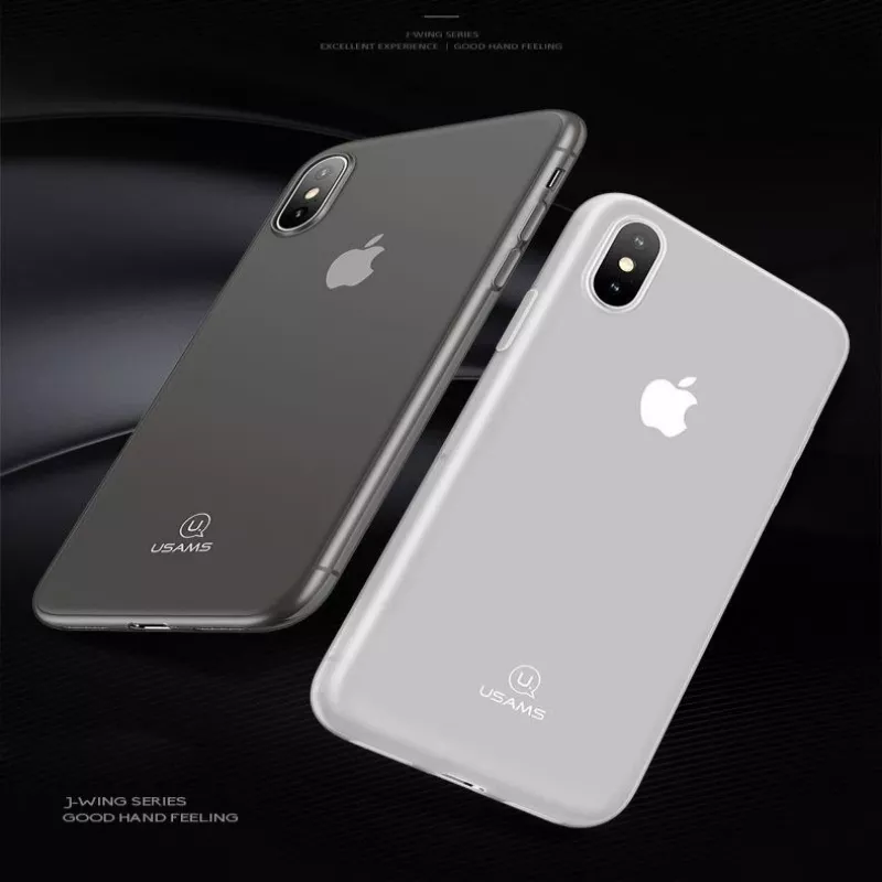 USAMS Apple iPhone X/Xs J-Wing 0.48mm TPU Hülle Transparent