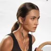 USAMS EP-43 Metal USB-C Stereo Earphones with Microphone, Black