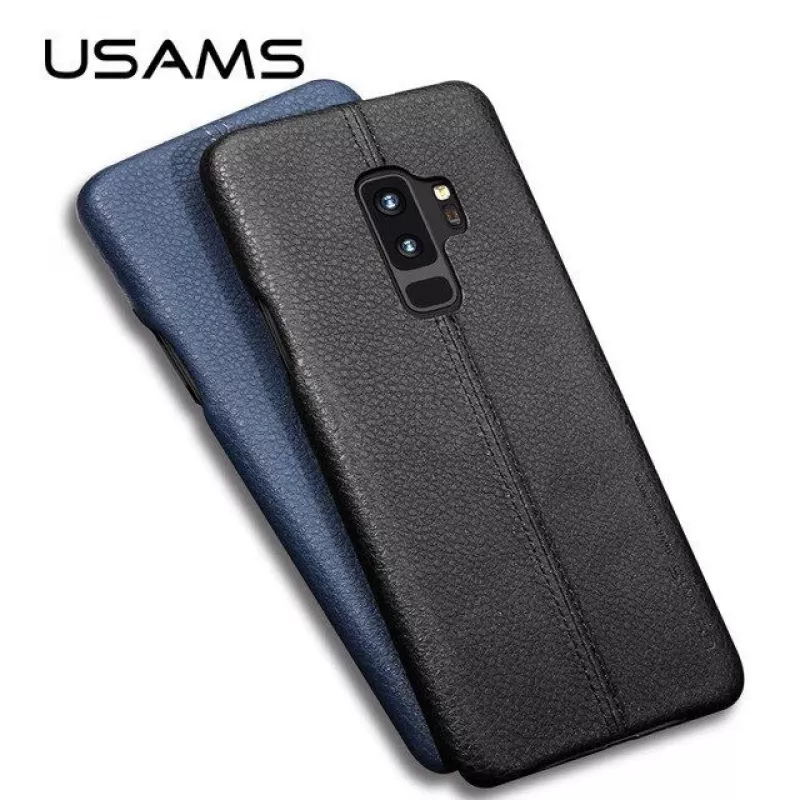 USAMS Samsung Galaxy S9 Leder-Hardcase Hellbraun
