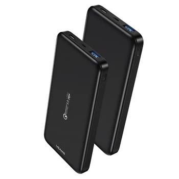 USAMS Universal US-CD92 QC3.0 Power Bank 10000mAh Schwarz