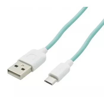 USAMS US-SJ098 USB-A auf Micro-USB Ladekabel 1M Cyan