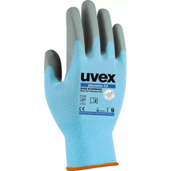 Uvex 60080 Sicherheitshandschuhe Größe 12 Blau/Grau Aqua-Polymer-Schaumbeschichtung 6008012