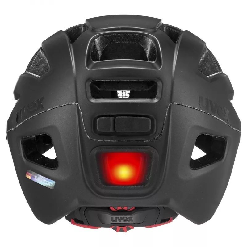 UVEX Finale Visor Fahrradhelm 56-61 cm, Schwarz Matt