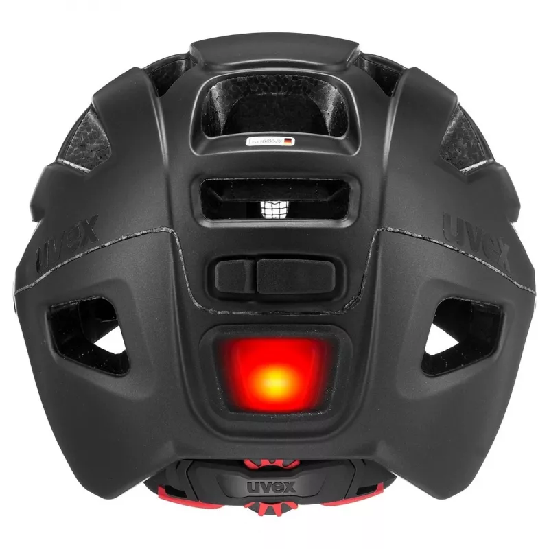 UVEX Finale Visor Fahrradhelm 56-61 cm, Schwarz Matt