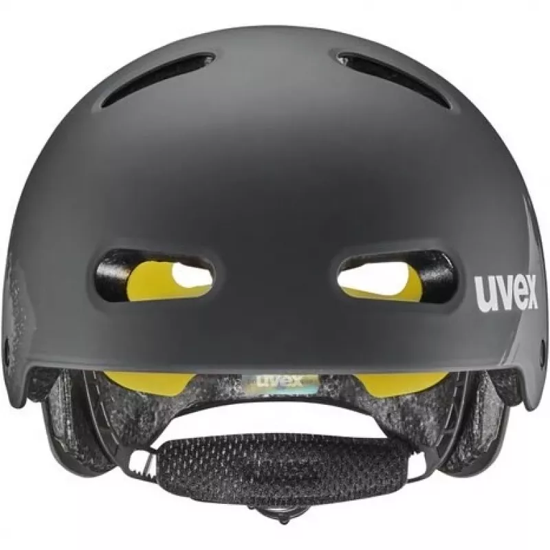 UVEX Kid 4 Style MIPS Kinderfahrradhelm, Dirt Black Matt