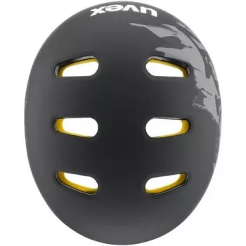 UVEX Kid 4 Style MIPS Kinderfahrradhelm, Dirt Black Matt