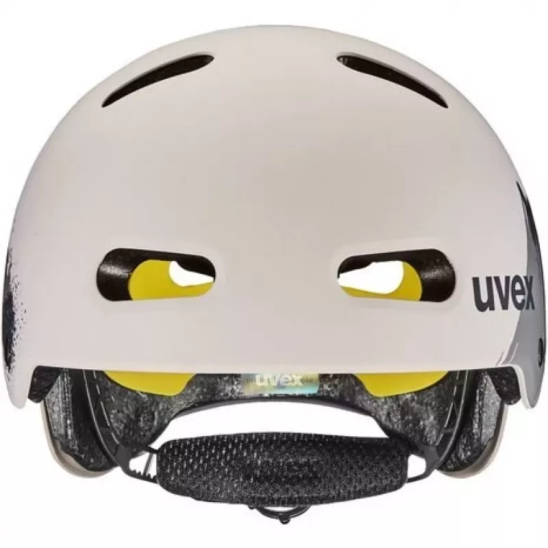 UVEX Kid 4 Style MIPS Kinderfahrradhelm, Dirt Warm Grey