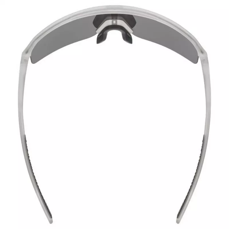 Uvex Ramp Sonnenbrille - Grauer Matter Rahmen, Spiegel-Silber Glas