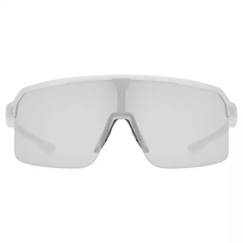 Uvex Ramp Sonnenbrille - Grauer Matter Rahmen, Spiegel-Silber Glas