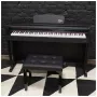 V-TONE BL-8808 BK USB MIDI Digital Learning Piano - 61 Tasten, anschlagsdynamisch, Schwarz