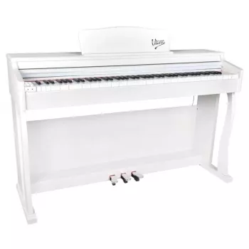 V-TONE BL-8808 WH USB MIDI Digital Learning Piano - 88 Tasten, semi-weighted, weiß