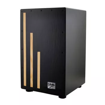 V-TONE CJ 10 Cajon String Drum Case SE - Schwarz, strapazierfähige Nylon-Cajon-Tasche mit gepolstertem Griff und Schultergurt