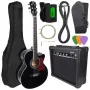V-TONE EAG SET BK Elektroakustikgitarren- und Verstärker-Set, Schwarz