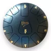 V-TONE VBJ 8-11 BK Steel Tongue Drum Tank Drum, 8 Noten, 11 inch, Schwarz