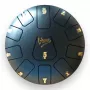 V-TONE VBJ 8-11 BK Steel Tongue Drum Tank Drum, 8 Noten, 11 inch, Schwarz