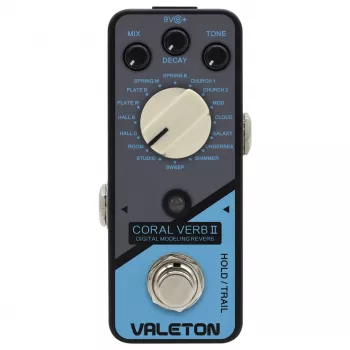 Valeton Coral Verb II Digital Reverb Gitarren-Effektpedal