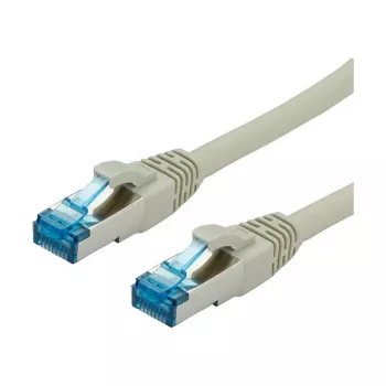VALUE Patchkabel RJ-45 (M) zu RJ-45 (M) 10 m SFTP PiMF CAT 6e Molded Stranded Grau