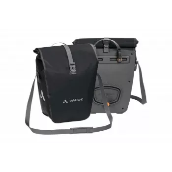 Vaude Aqua Back Fahrrad-Hinterradtasche - Schwarz (48L, Paar)