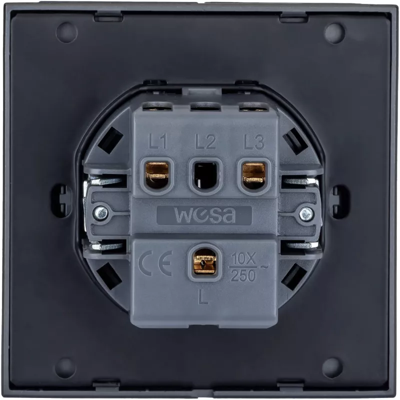 VCX CC TR 01 Single Grau WESA Anschluss – Schraubklemme, 32 A, 450 V