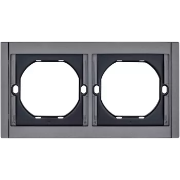 VCX WESA CC TR 48 Doppelrahmen Grau für Unterputzmontage