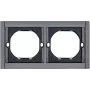 VCX WESA CC TR 48 Doppelrahmen Grau für Unterputzmontage