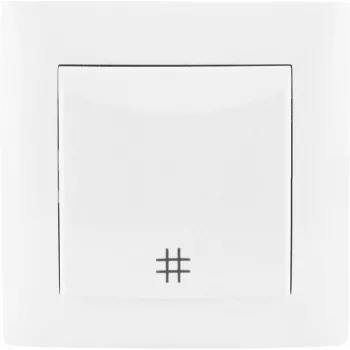 VCX WESA LC 01A Kreuzverbinder, Weiß, 10x10 mm Kabelkanal