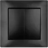 VCX WESA LC 02 Doppel-Lichtschalter, Schwarz