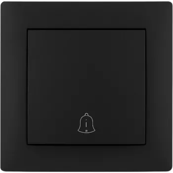 VCX WESA LC 06 Klingeltaster, Schwarz, Aufputzmontage, IP44